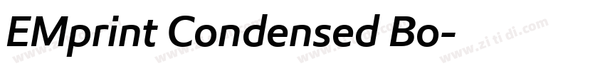 EMprint Condensed Bo字体转换